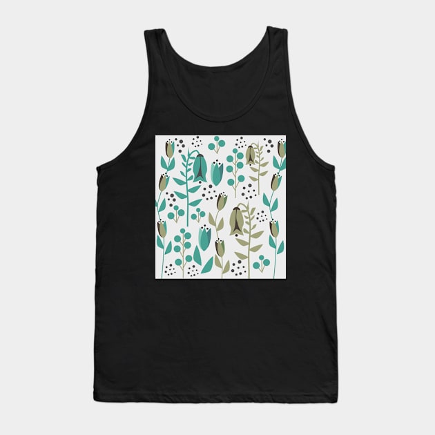 Tulip garden Tank Top by cocodes